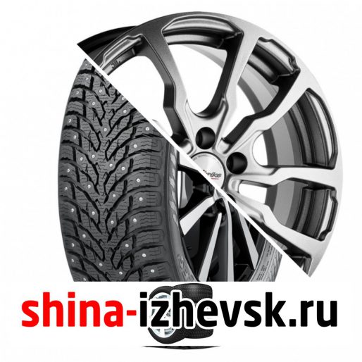 Колесо в сборе Nokian Hakkapeliitta 9 205/65 R16 T 95 + X-trike X117 6.5xR16 5×112 ET45 DIA57.1 Темно-серебристый в Ижевске
